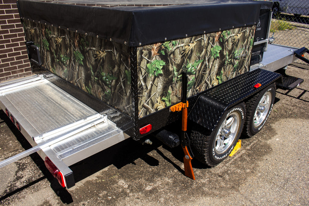 Sport Bumper Bracket (on hunting trailer with gun)